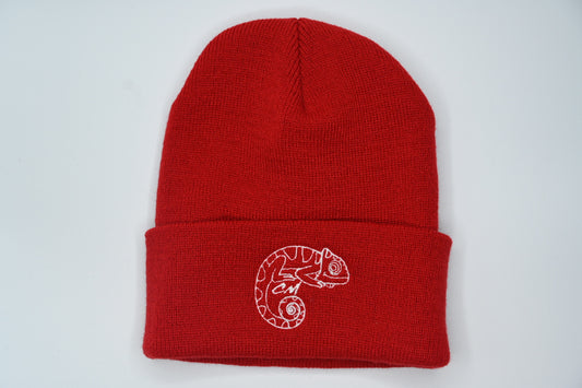 Beanie - Red/White